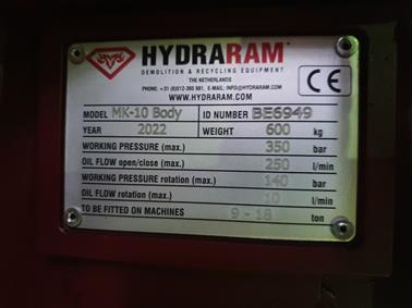 Hydraram MK10 Multi Crusher - Steel Jaw image 5
